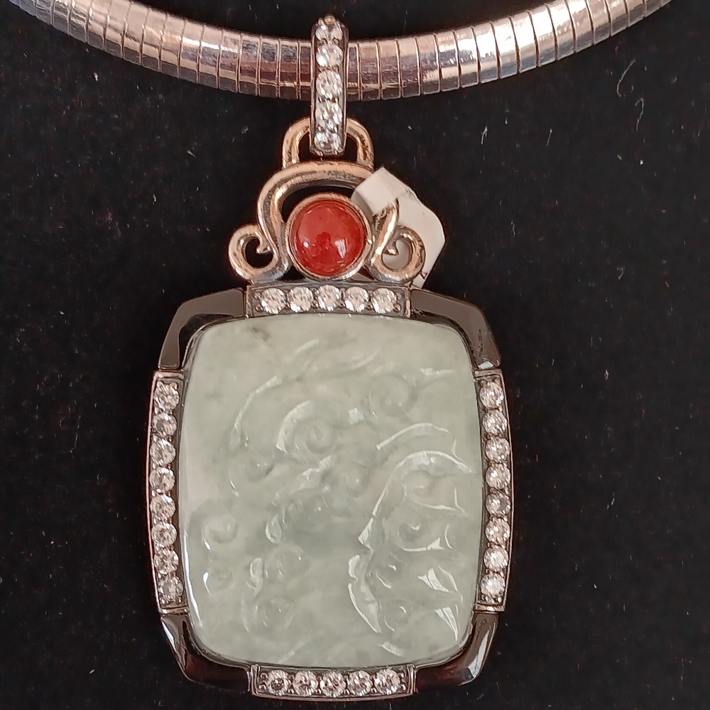 Carved Jade Pendant